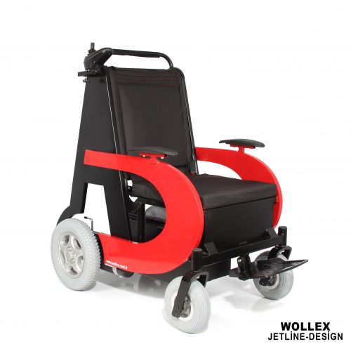 Jetline-Design Refakatçi Sürüşlü Akülü Tekerlekli Sandalye - 6