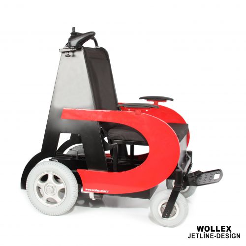 Jetline-Design Refakatçi Sürüşlü Akülü Tekerlekli Sandalye - 8