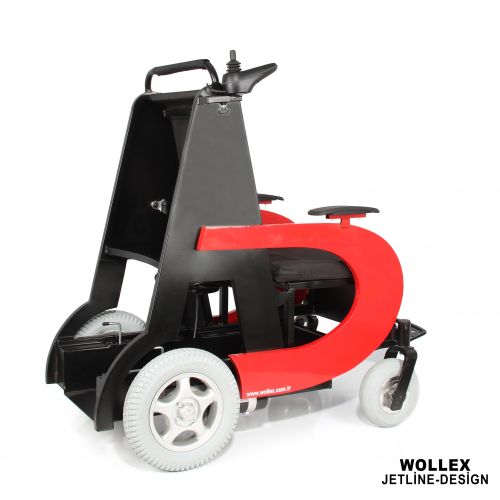 Jetline-Design Refakatçi Sürüşlü Akülü Tekerlekli Sandalye - 11