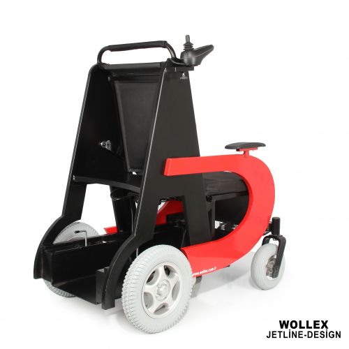 Jetline-Design Refakatçi Sürüşlü Akülü Tekerlekli Sandalye - 12