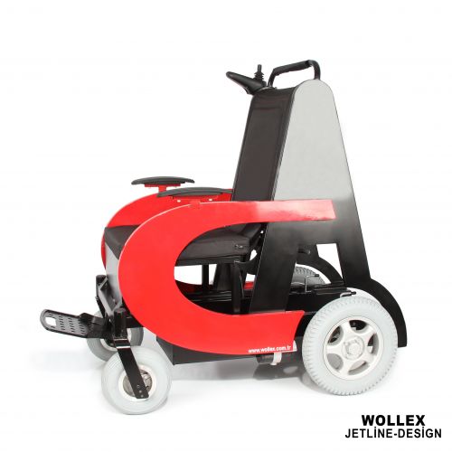 Jetline-Design Refakatçi Sürüşlü Akülü Tekerlekli Sandalye - 22